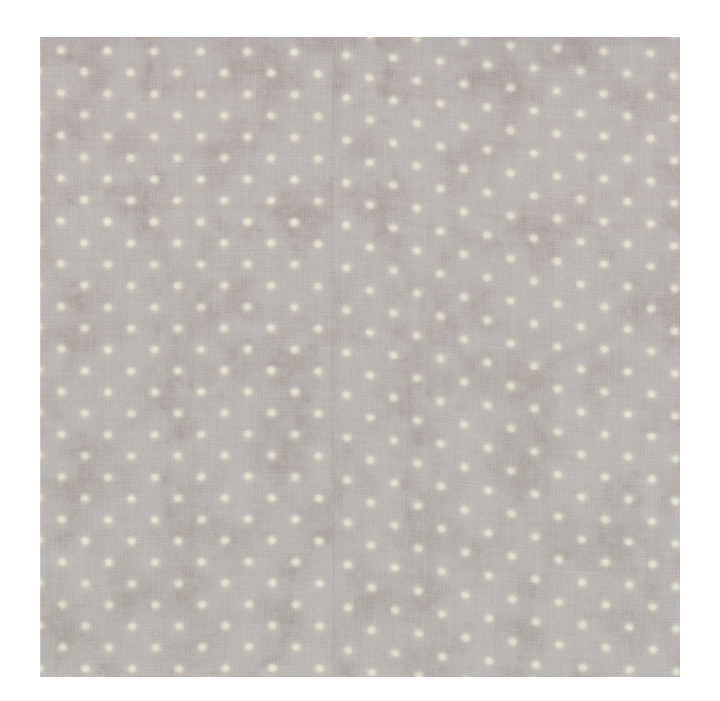 TESSUTO BASE GRIGIO PERLA CON POIS 